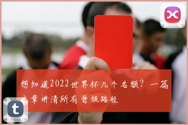 想知道2022世界杯几个名额？一篇文章讲清所有晋级路径